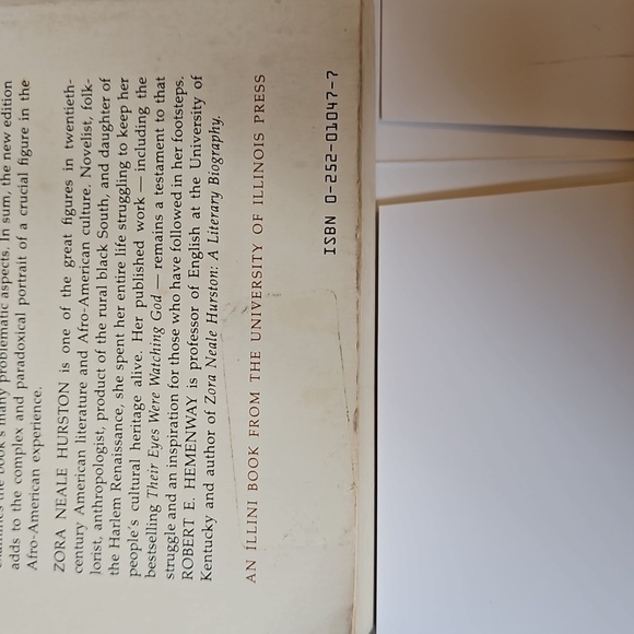 Zora Neale Hurston "Dust Tracks on a Road" An Autobiography 1984 Book - Picture 6 of 6